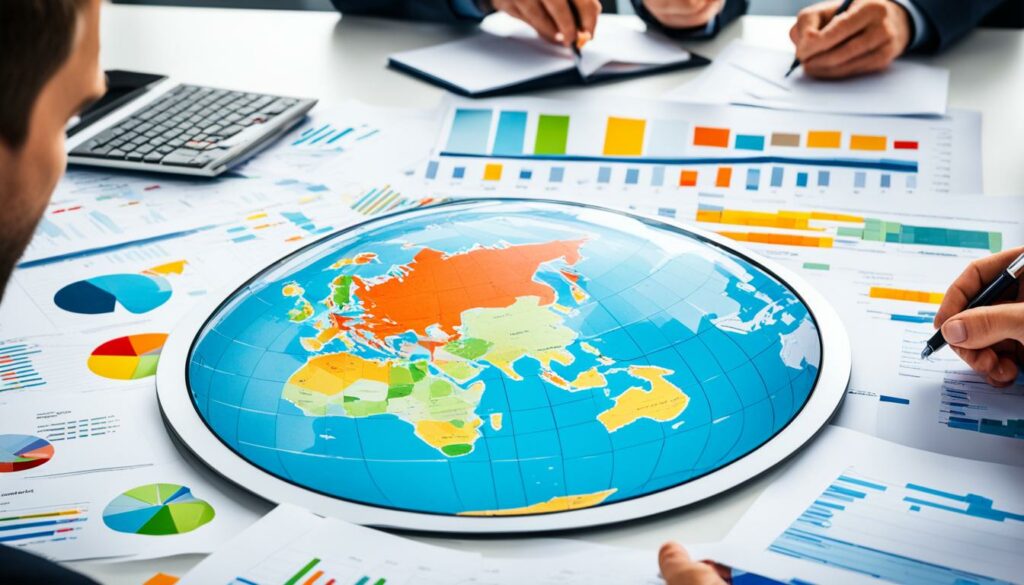 Effectieve internationale marktanalyse